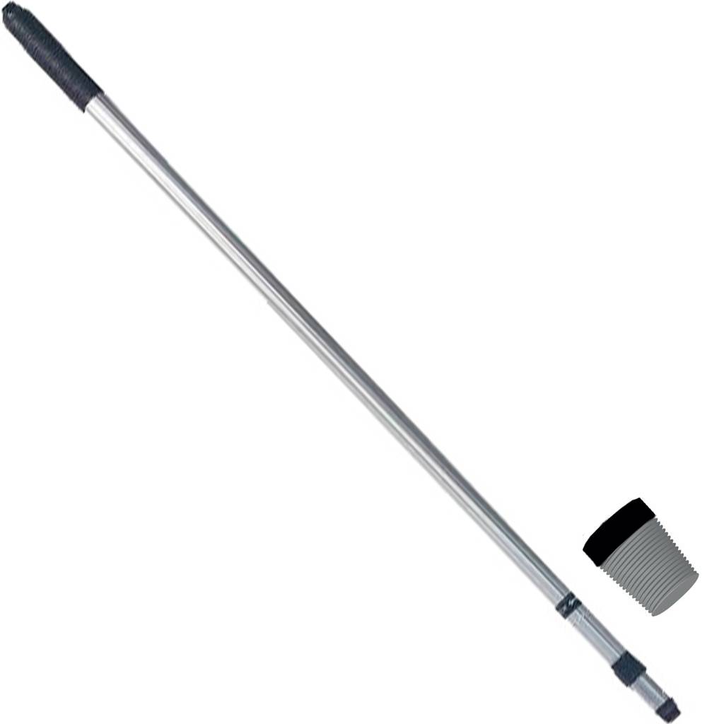 Telescoopsteel Aluminium 0,80 - 1,60 meter d./dr. met conische top