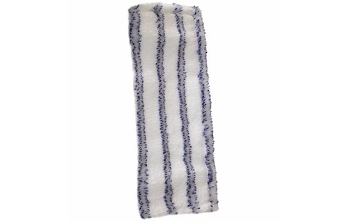 Vloermop doek Soft microfiber 45 cm. (Wit/blauw) Vloermop doek Soft microfiber 45 cm. (Wit/blauw)