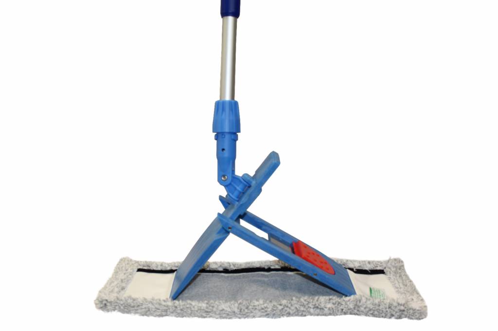 Bamboe Vloer mop 45 cm. "Soft" Grijs