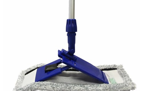 Bamboe Vloer mop 45 cm. "Soft" Grijs