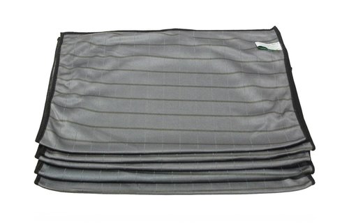 Bamboe Droogdoek 40 x 50 cm. Grijs "Glashelder"