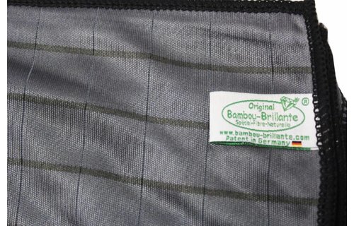 Bamboe Droogdoek 40 x 50 cm. Grijs "Glashelder"