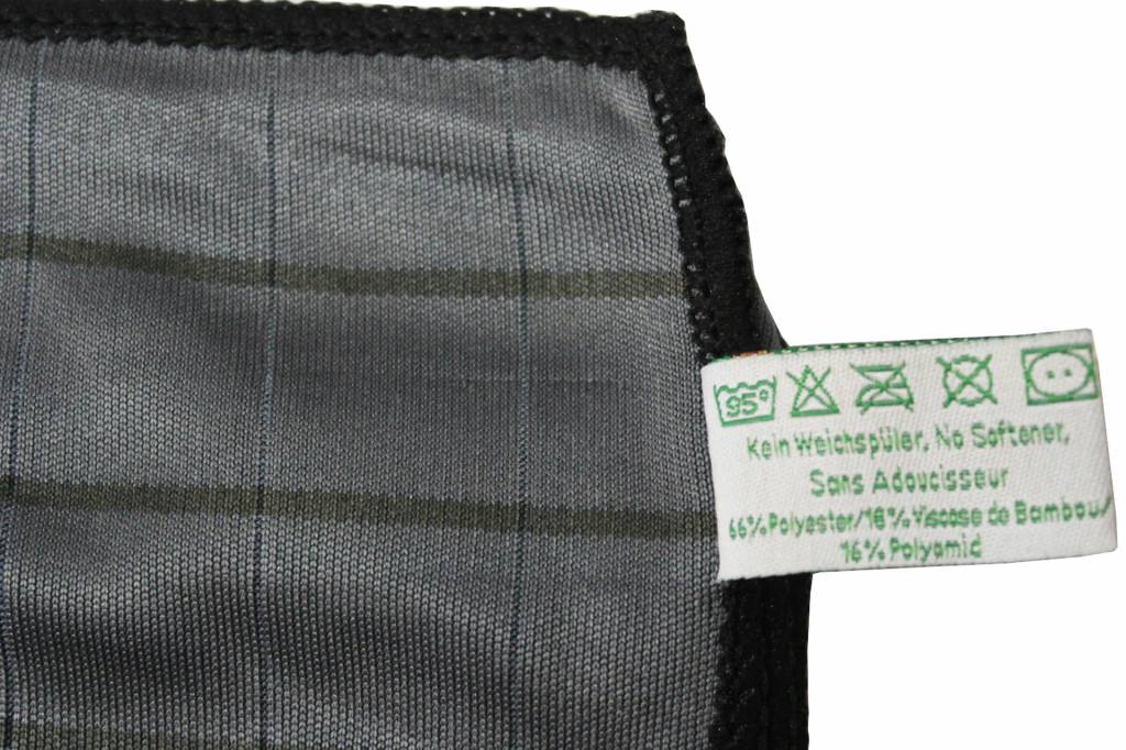 Bamboe Droogdoek 40 x 50 cm. Grijs "Glashelder"