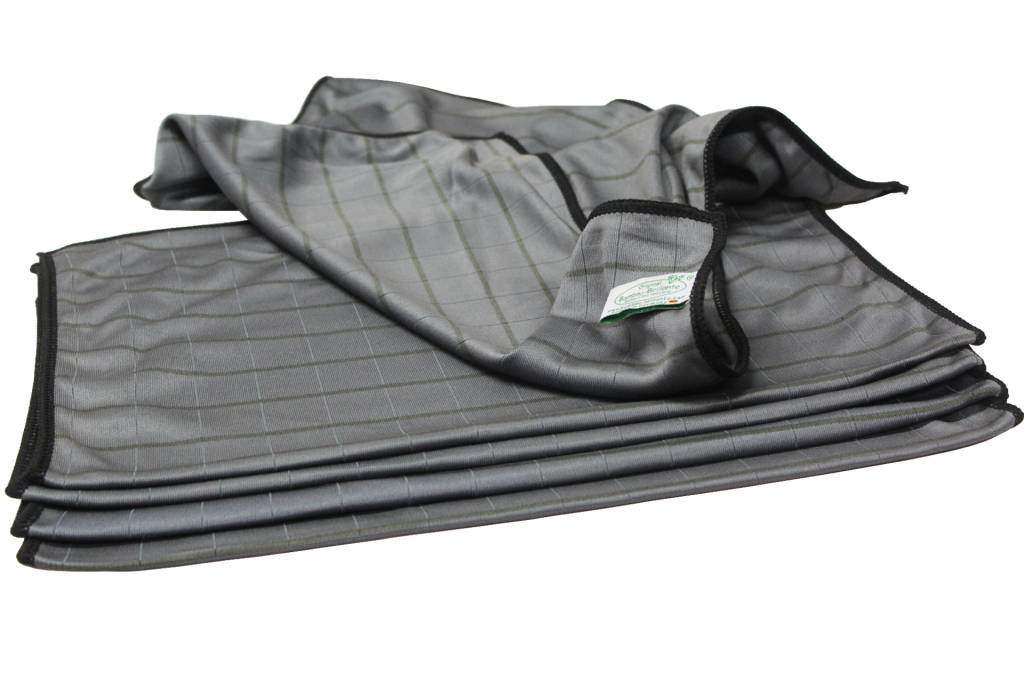 Bamboe Droogdoek 40 x 50 cm. Grijs "Glashelder"