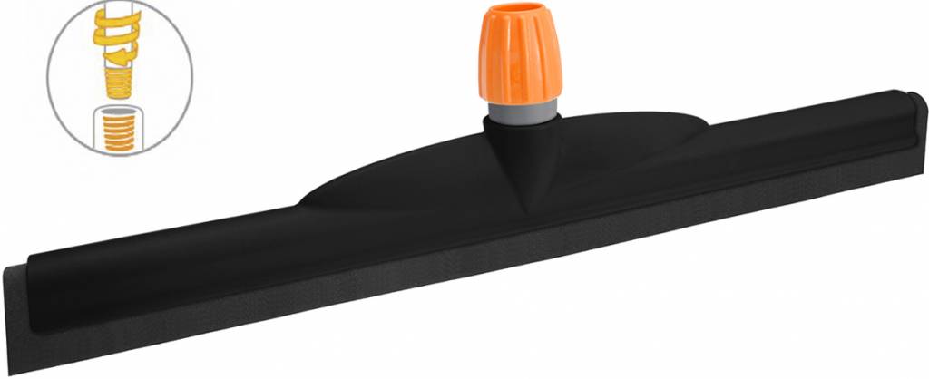 Vloertrekker Professional 55 cm. Zwart