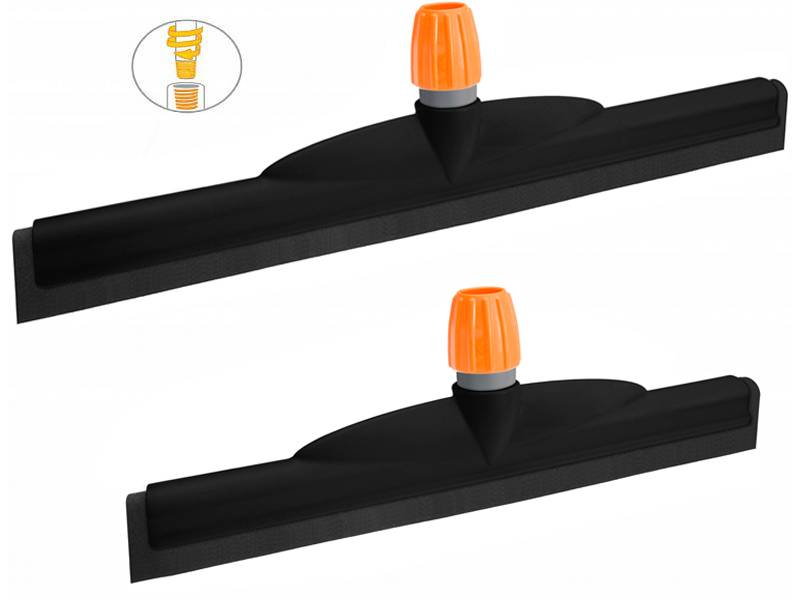 Vloertrekker Professional 55 cm. Zwart