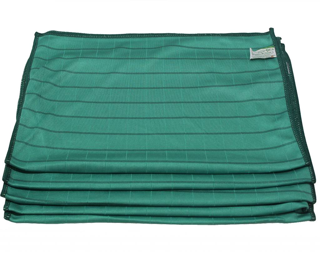 Bamboe Droogdoek 40 x 50 cm. Groen "Glashelder"