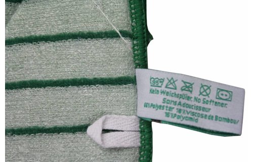 Bamboe Sponsdoek 20 x. 25 cm. " Voor - reinigingsdoek "