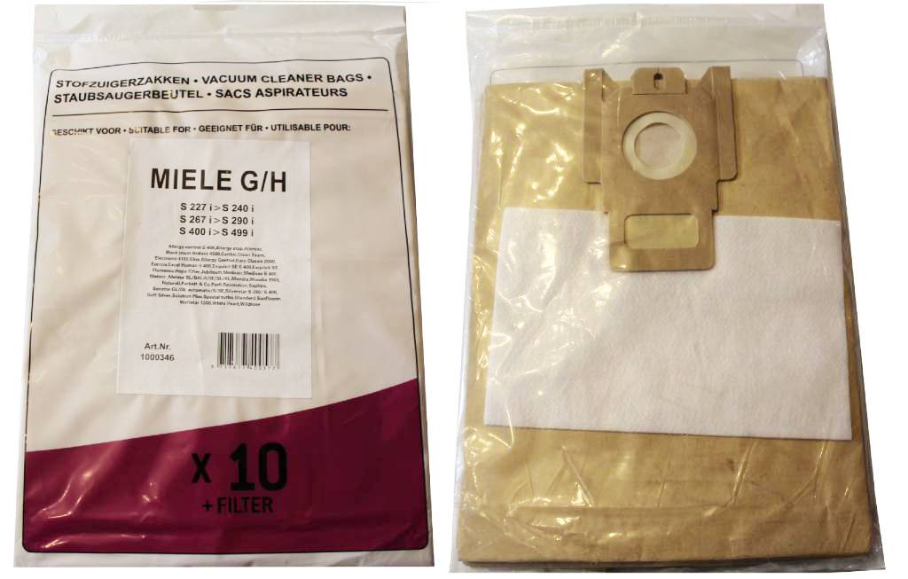 MIELE G / H - S 227 I > S 240 I / S 267 I > S 290 I / S 400 I > S 499 I Papieren Stofzuigerzakken