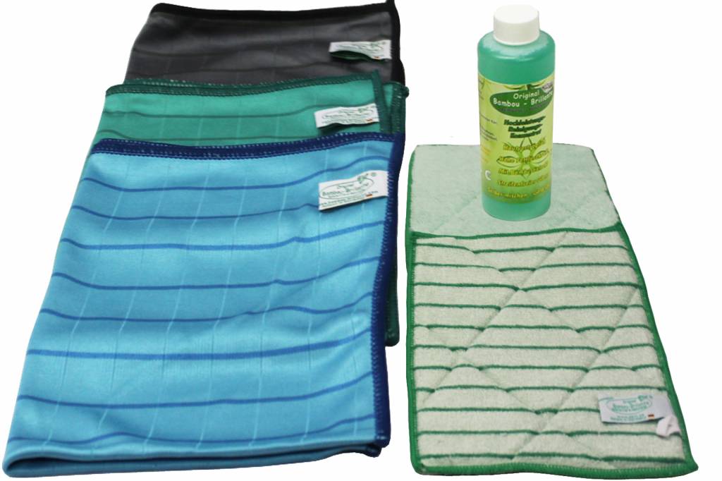 Bambou brillante 6-delige Reinigingsset