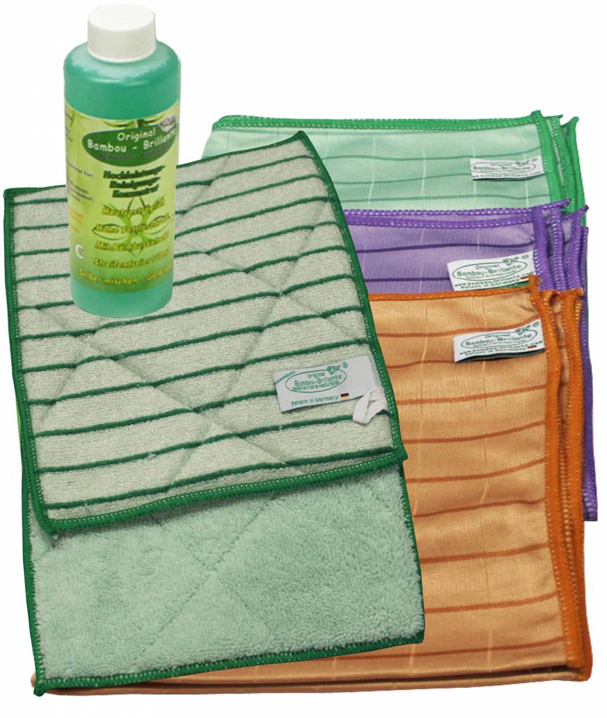 Bambou brillante 6-delige Reinigingsset