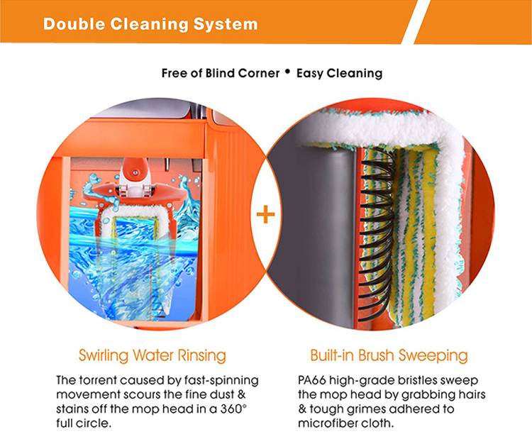 Easy clean & wring Vlakmop set Easy clean & wring Vlakmop set