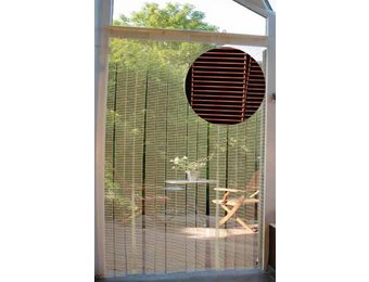 Vliegengordijn 90x220 cm. Scala Bruin