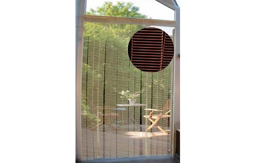 Vliegengordijn 90x220 cm. Scala Bruin