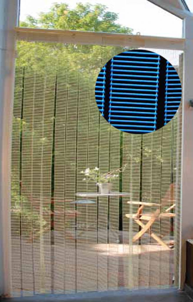 Vliegengordijn 90x220 cm. Scala Blauw