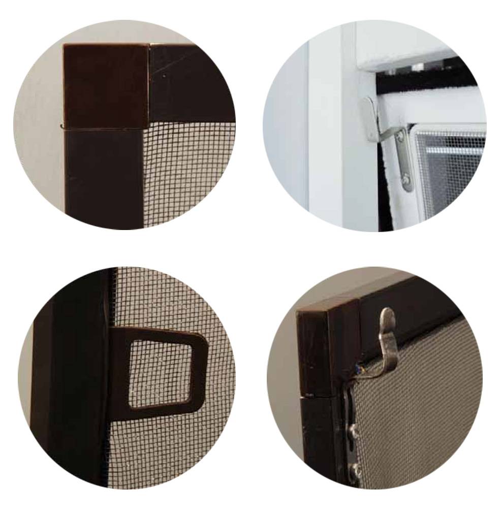 Aluminium Vliegenraam Wit 120 x 150 cm. Aluminium Vliegenraam Wit 120 x 150 cm.