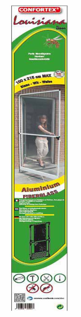 Aluminium Hordeur Bruin 100 x 215 cm. Aluminium Hordeur Bruin 100 x 215 cm.