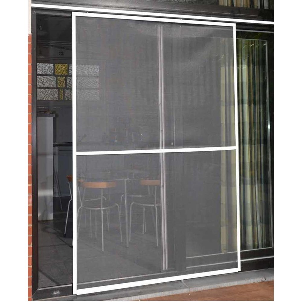 venster Saai Overeenkomstig met Aluminium Hordeur Veranda Wit 150 x 220 cm. | Megatip.be