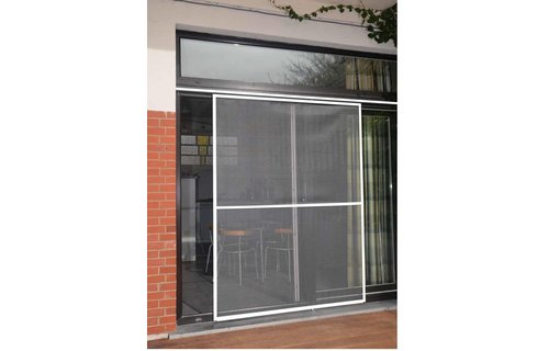 Aluminium Hordeur Veranda Wit 150 x 220 cm.