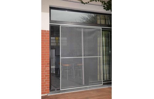Aluminium Hordeur Veranda Grijs 150 x 220 cm.
