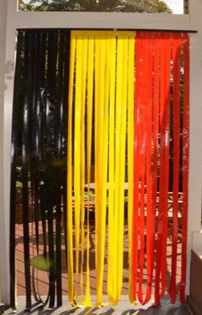 Vliegengordijn 90x200 cm. Capri Belgische driekleur Vliegengordijn 90x200 cm. Capri Belgische driekleur