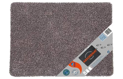 Wasbare droogloopmat Taupe 50 x 75 cm.