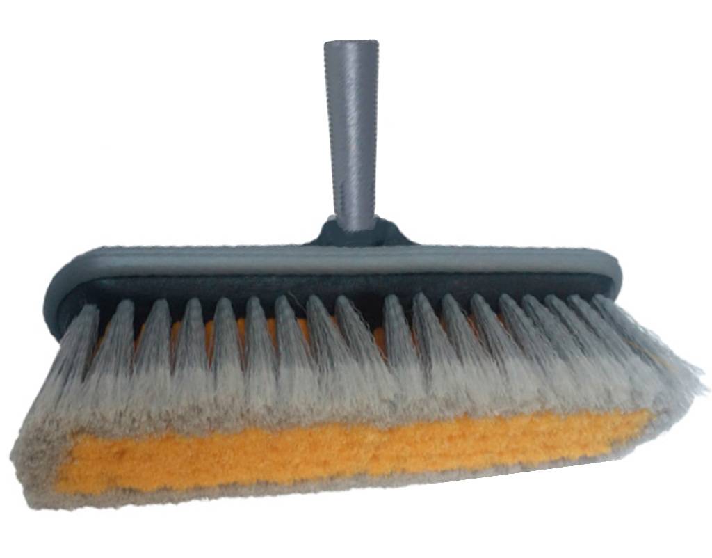 Camionborstel Professioneel 25 cm Grijs/Orange. met hoek 30° Camionborstel Professioneel 25 cm Grijs/Orange. met hoek 30°