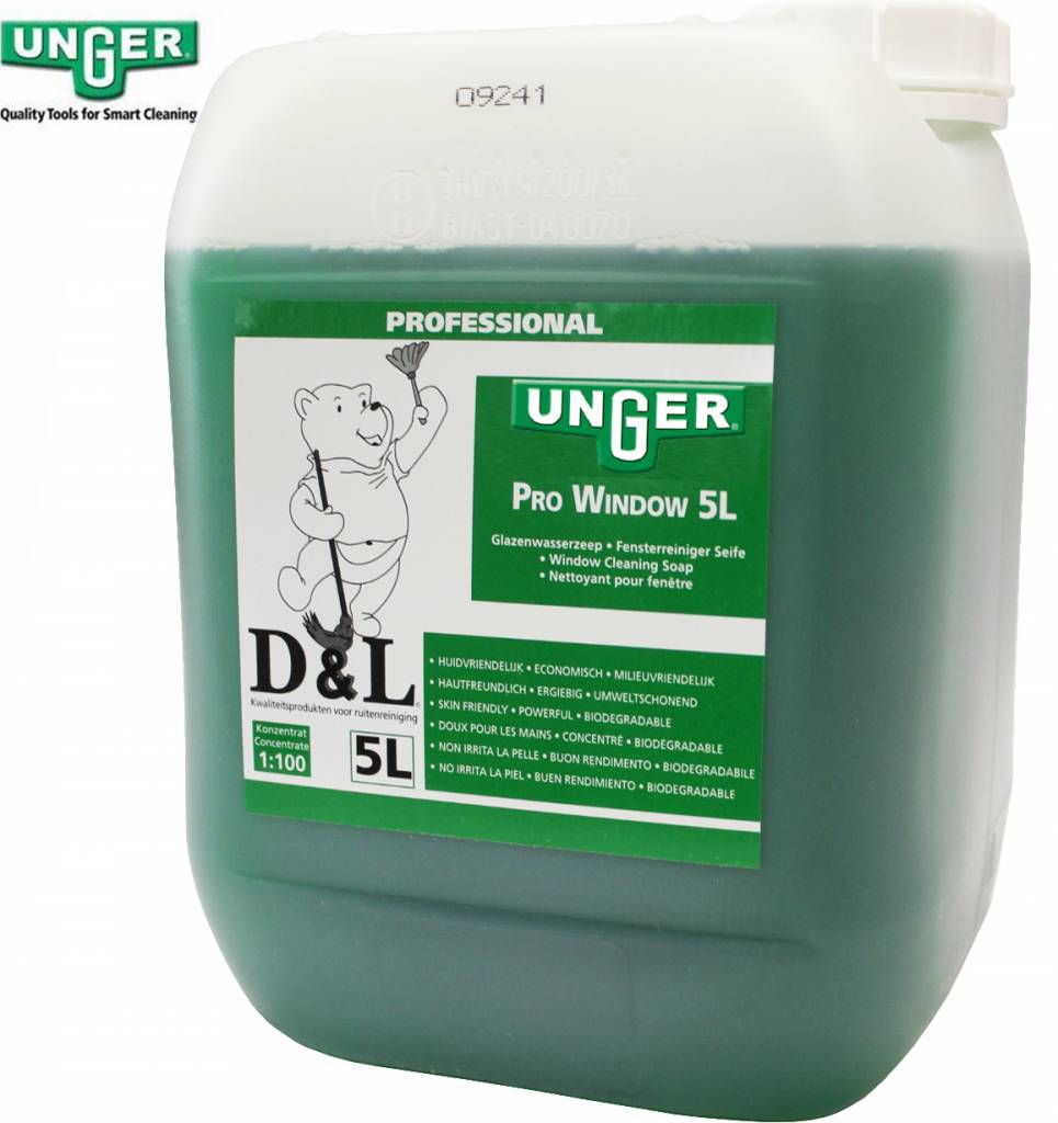 Liquid window cleaning soap 5 Liter