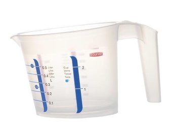 Maatbeker transparant 0,5 Liter