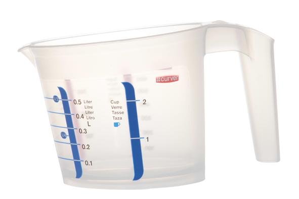 Maatbeker transparant 0,5 Liter Maatbeker transparant 0,5 Liter