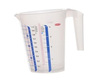 Maatbeker transparant 1 Liter