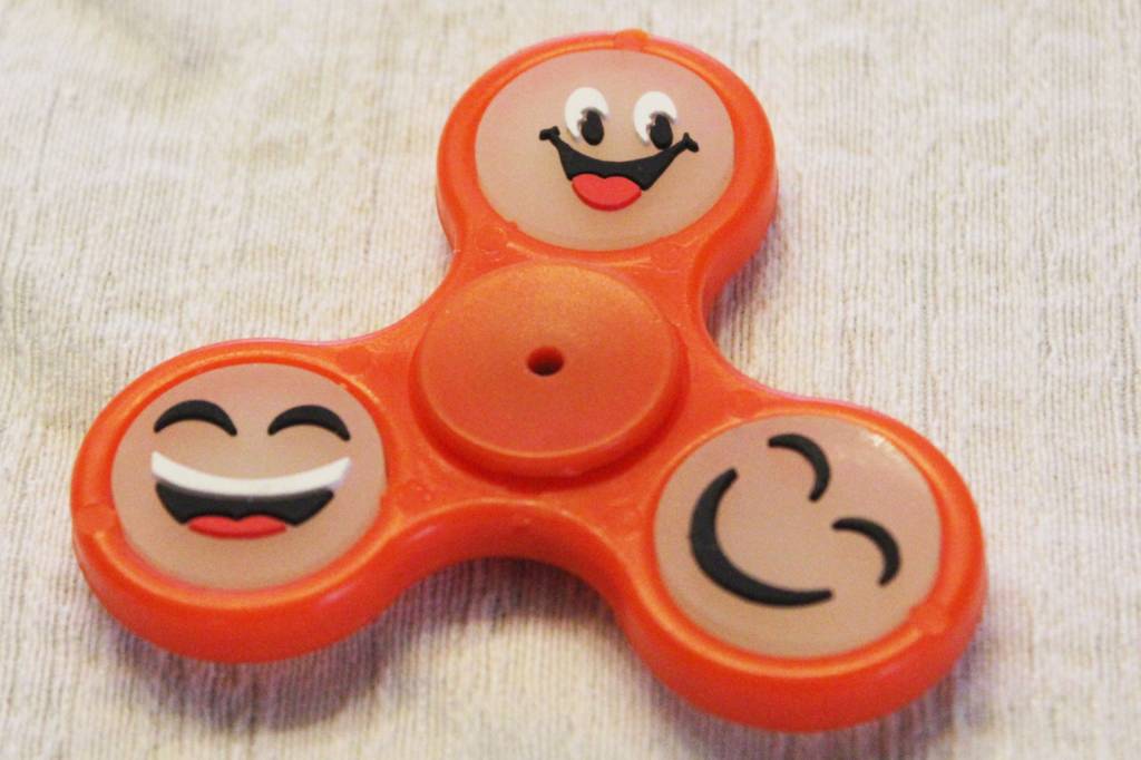 Hand spinner smiley Orange