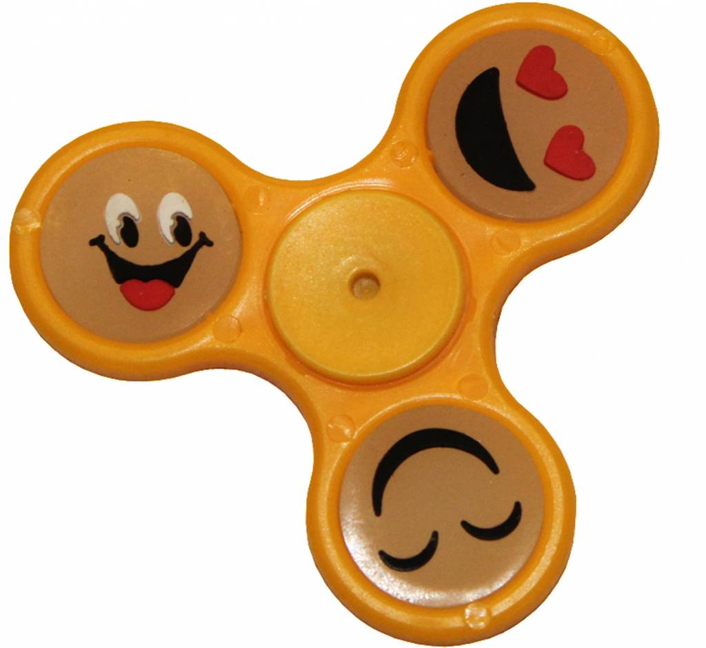 Hand spinner smiley Geel
