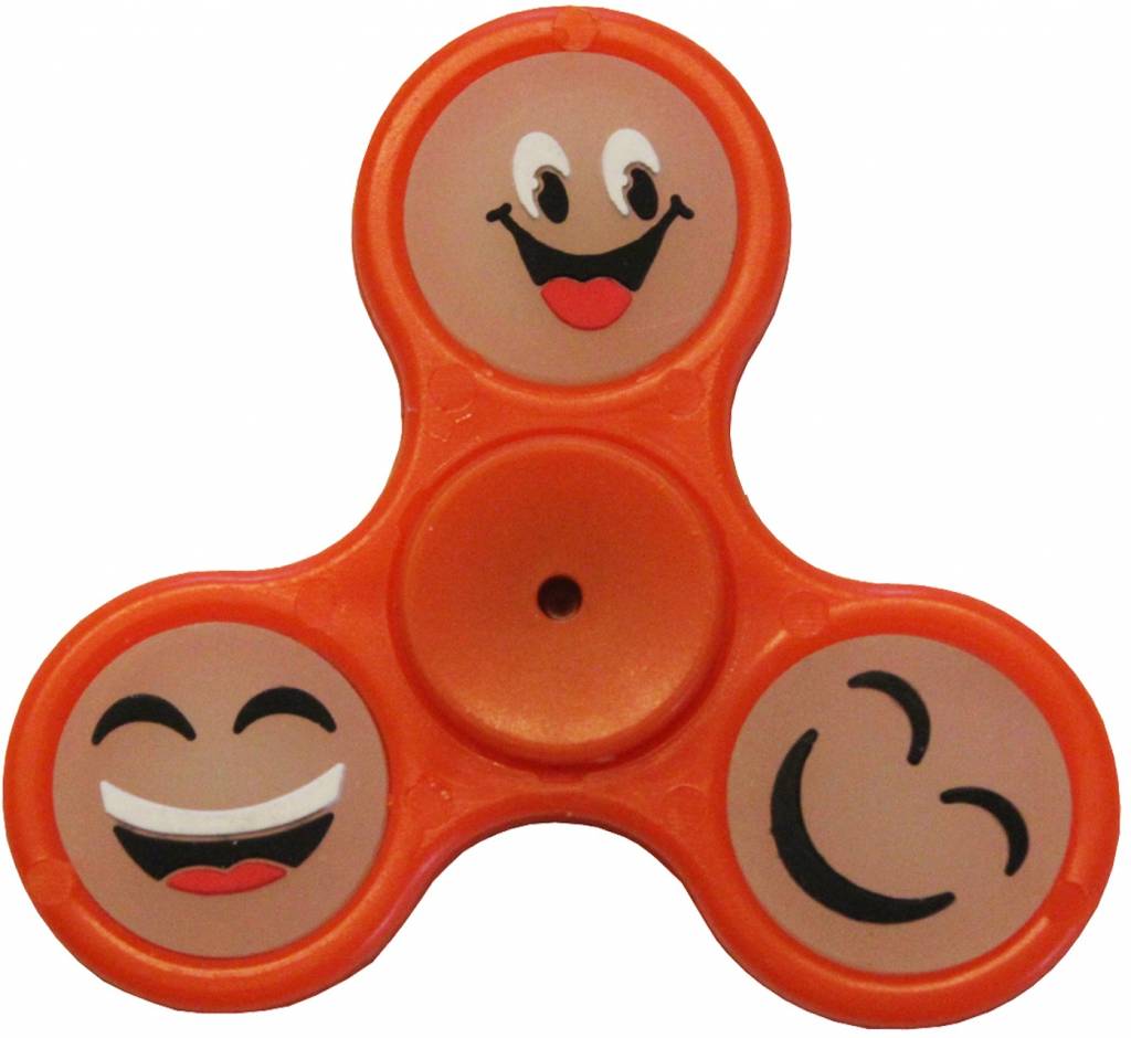 Hand spinner smiley Orange