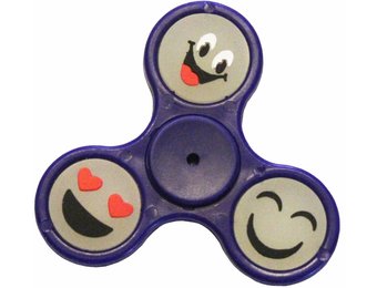 Hand spinner smiley Blauw