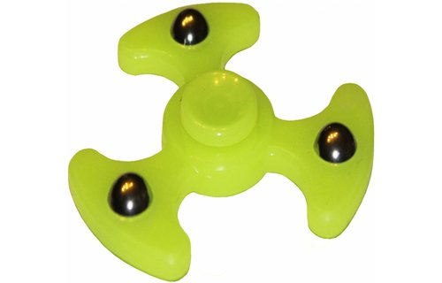 Hand spinner 3 balls Fluo groen
