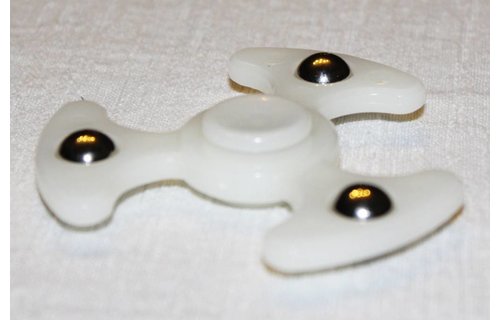 Hand spinner 3 balls Wit