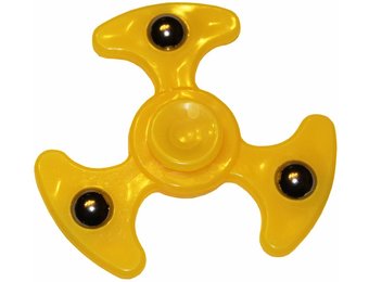 Hand spinner 3 balls Geel