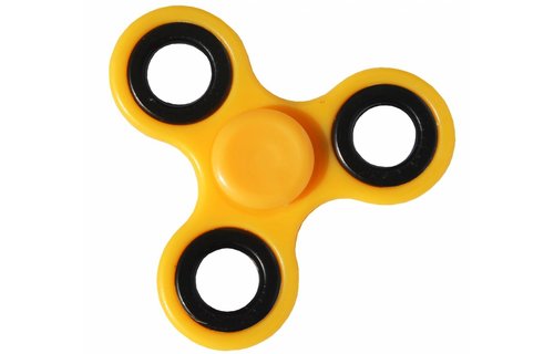 Hand spinner Classic Geel