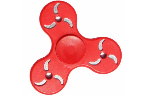Hand spinner Tri-Blade Rood