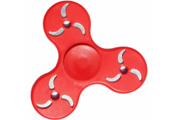 Hand spinner Tri-Blade Rood