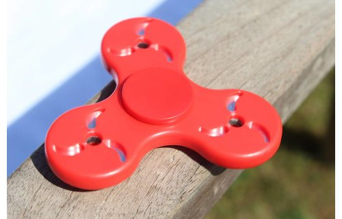 Hand spinner Tri-Blade Rood