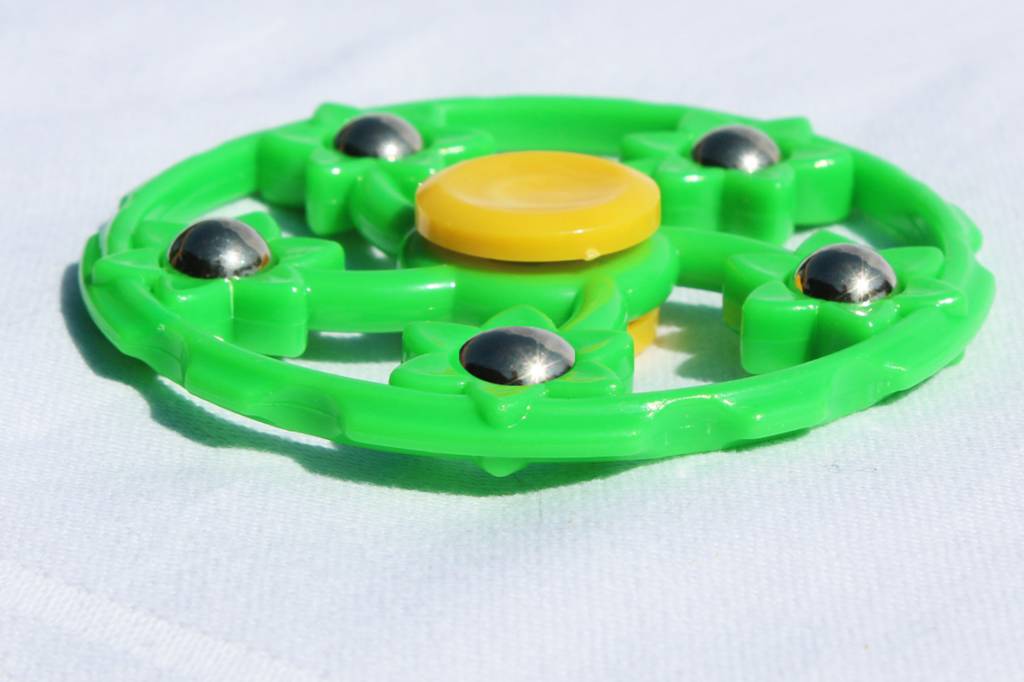 Hand spinner Groen 5 kogels rond Hand spinner Groen 5 kogels rond