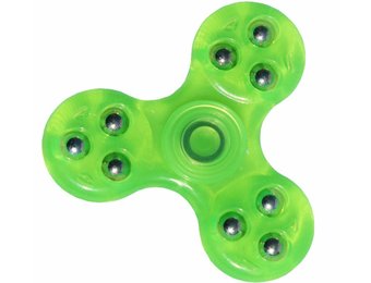 Hand spinner Groen 3 kogels
