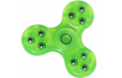Hand spinner Groen 3 kogels