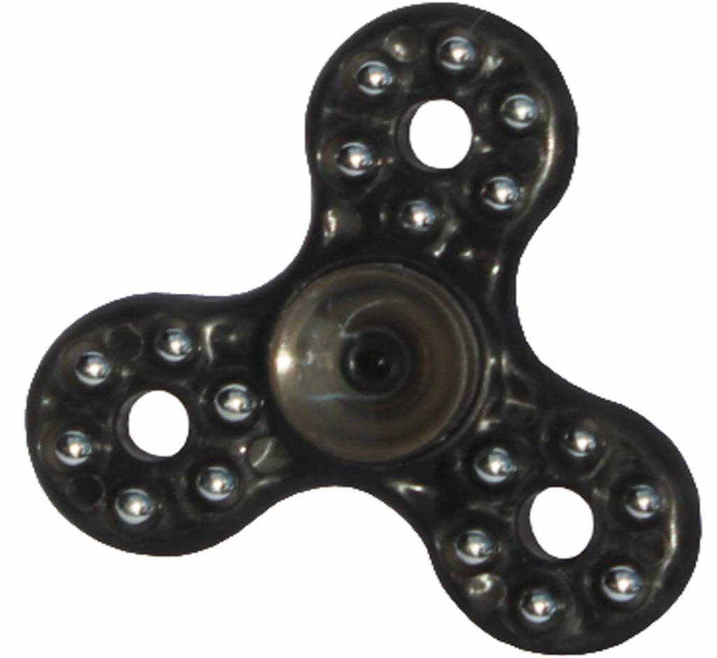 Hand spinner 18 kogeltjes Zwart