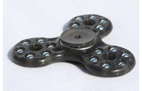 Hand spinner 18 kogeltjes Zwart