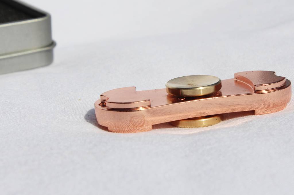 Dual-Bar Metal Hand Spinner Koper