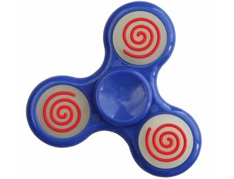 Hand spinner Basic Glow Blauw