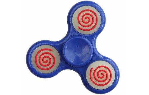Hand spinner Basic Glow Blauw